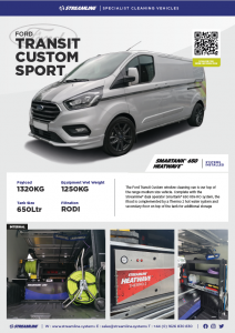 Ford Transit Custom - Smartank® Hot & Cold Window Cleaning
