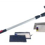 Ecoshine™ Pro Indoor Window Cleaning Kit 150cm reach, with 4 pads selection