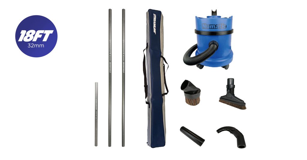 230v Powered Streamvac™ Internal Dusting Cleaning System – 5.5mtr (18ft)