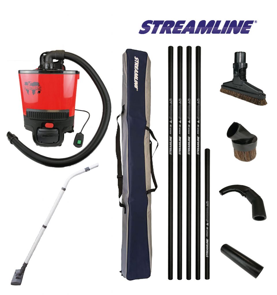 Battery Powered Streamvac™ Internal Dusting Cleaning System – 8.5mtr