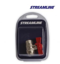 Merchandised 1/4inch FF Brass Ballvalve