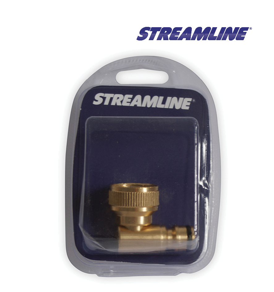 Merchandised Brass Swivel Inlet Quick Connector 3/4inch F