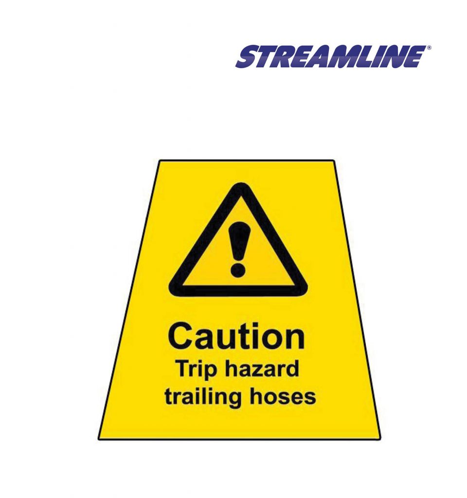 Trip Hazard Trailing Hose MINICONE Label
