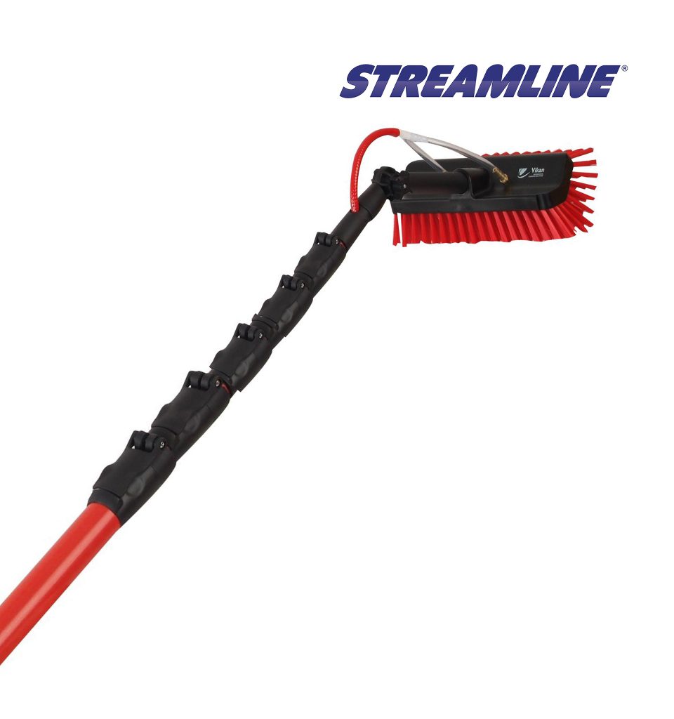 Ecolite™ Glass Fibre Pole 6-Section, 9.4mtr, 34 foot Reach (Brush Not Included)