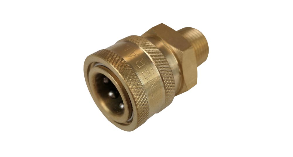 High Pressure 3/8inch Female Quick Disconnect coupling, with 3/8inch Male Thread
