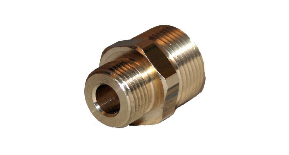 High Pressure M22 Threaded Male Connector coupling, with 3/8inch Male Thread