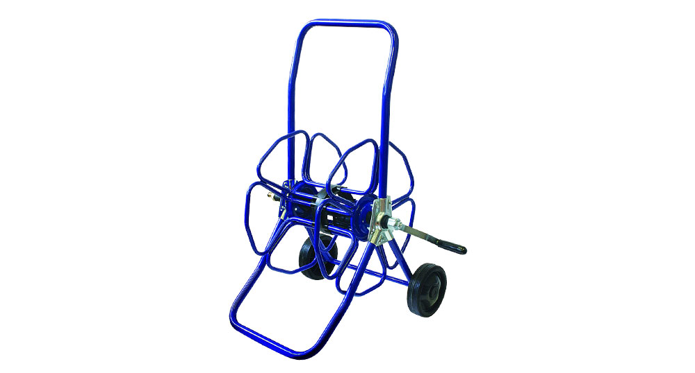 Wheeled metal hose reel – HRM4