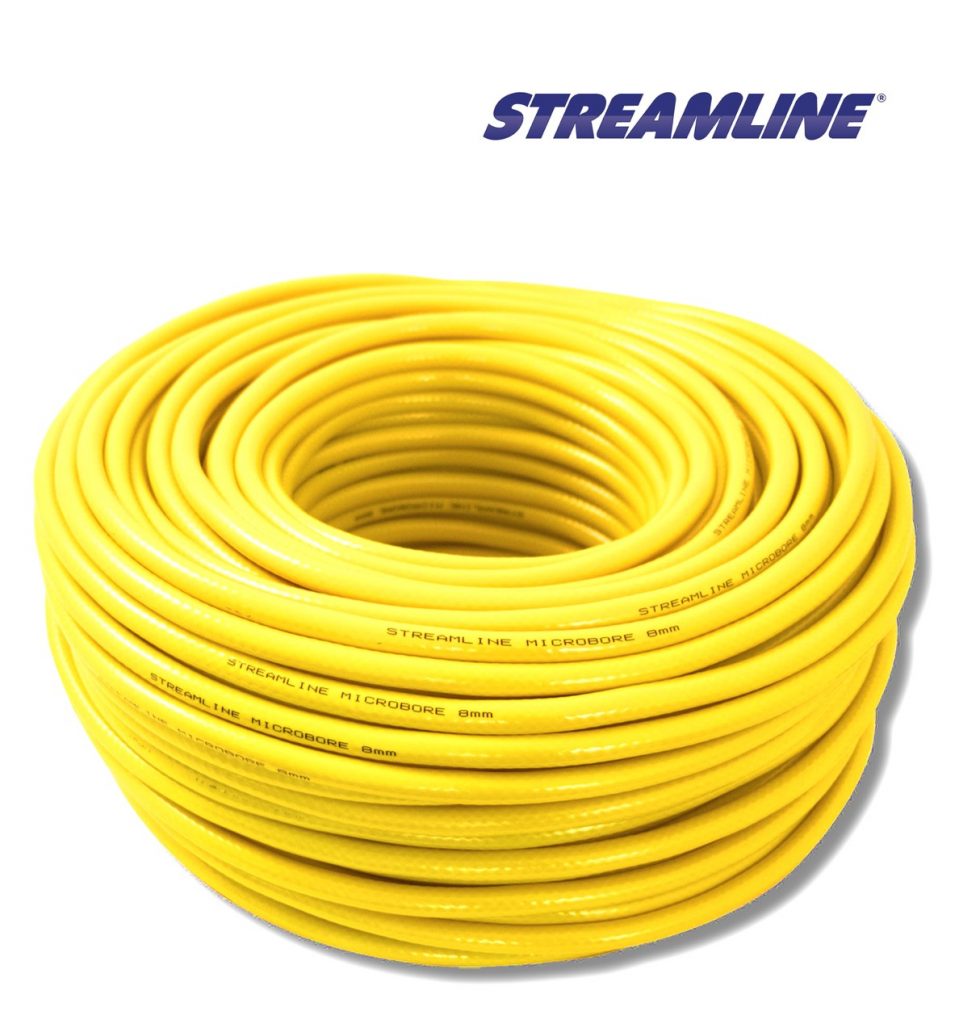 STREAMLINE® 8mm Minibore Hose – 100mtr yellow