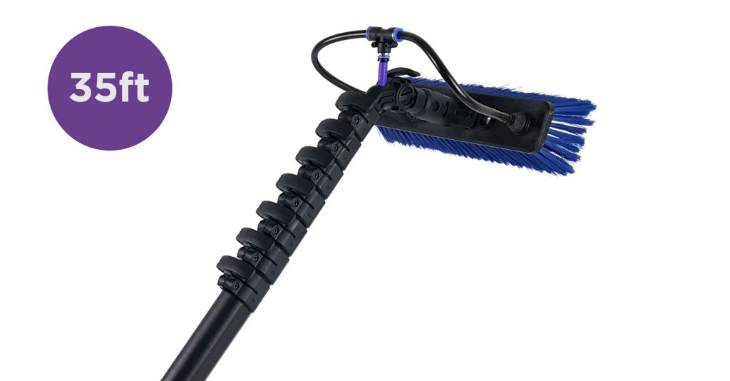Streamline® Ova8® 30T Carbon Fibre Telescopic Waterfed Pole – 10.7mtr / 35ft