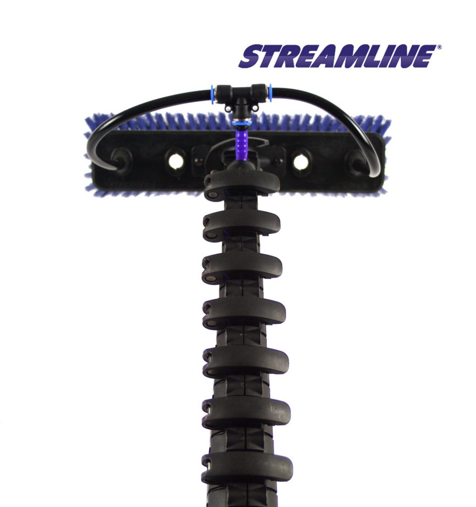 Streamline® OVA8® 30T Carbon Fibre Telescopic Waterfed Pole – 13.7mtr / 45ft