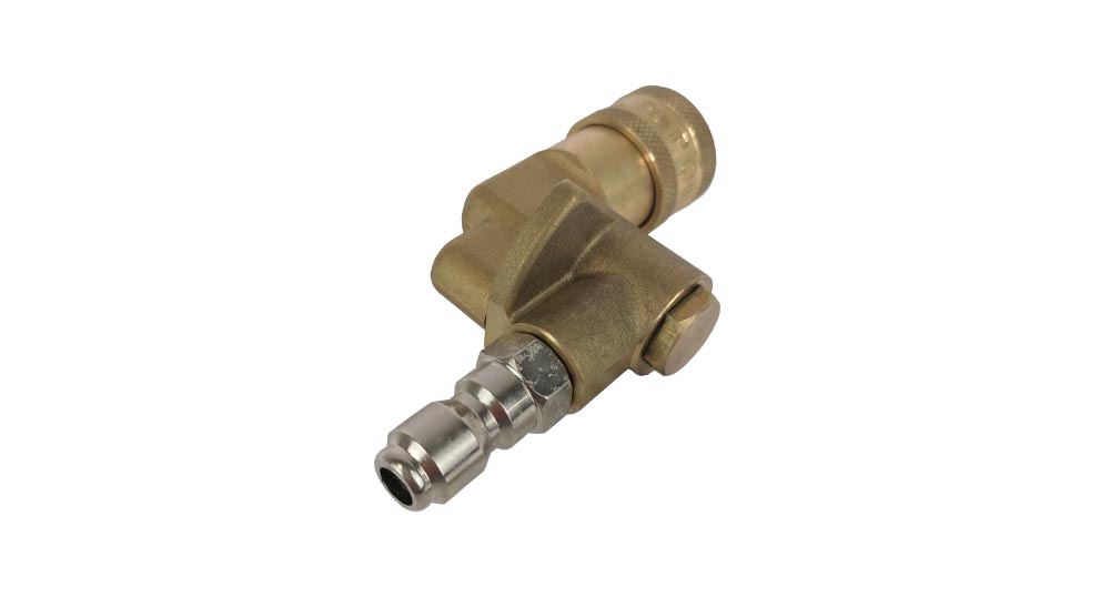 High Pressure Brass Swivel – male plug, female coupler