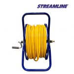 Freestanding Robust HRM2 Metal Hose Reel complete with 8mm Minibore Hose
