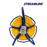 Freestanding Robust HRM2 Metal Hose Reel complete with 8mm Minibore Hose