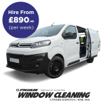 Window Cleaning + High Pressure Hire Vans