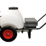 120-ltr Battery powered Softwash Barrow with chemical resistant pump and hose reel