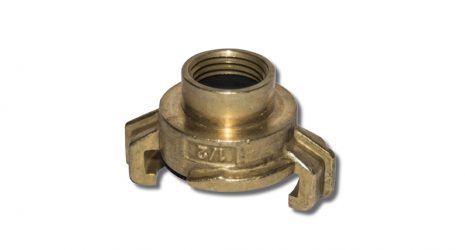 Brass Geka Connector - 1/2 Inch F