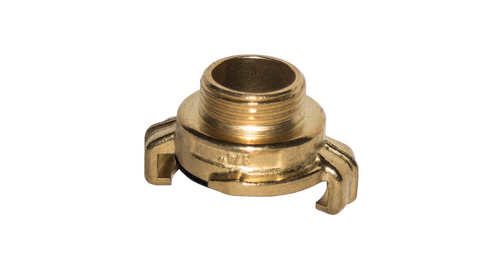 Brass Geka Connector – 3/4Inch M