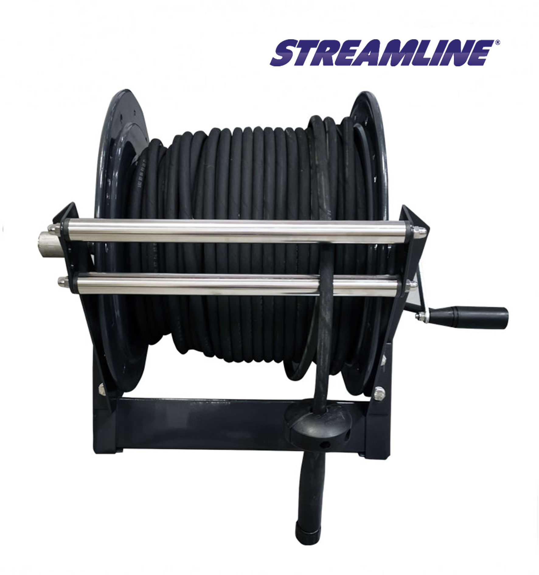 Hose Reel High Pressure 300' x 3/8 inch - A-frame type with Hose