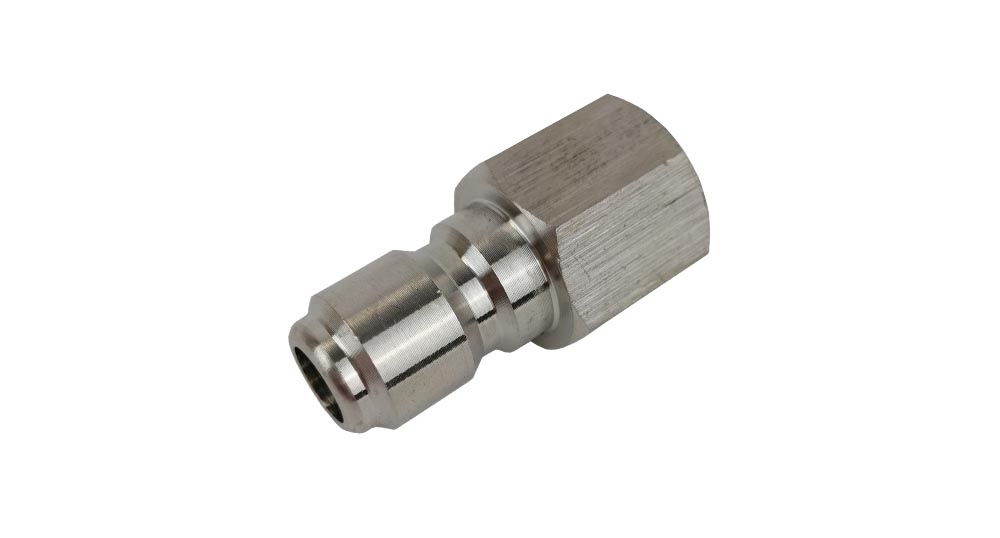 3/8 Plug – 3/8F Thread – Stainless Steel