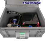 Streambox™ Mini Pump Kit 100psi with flow controller, lithium battery and charger