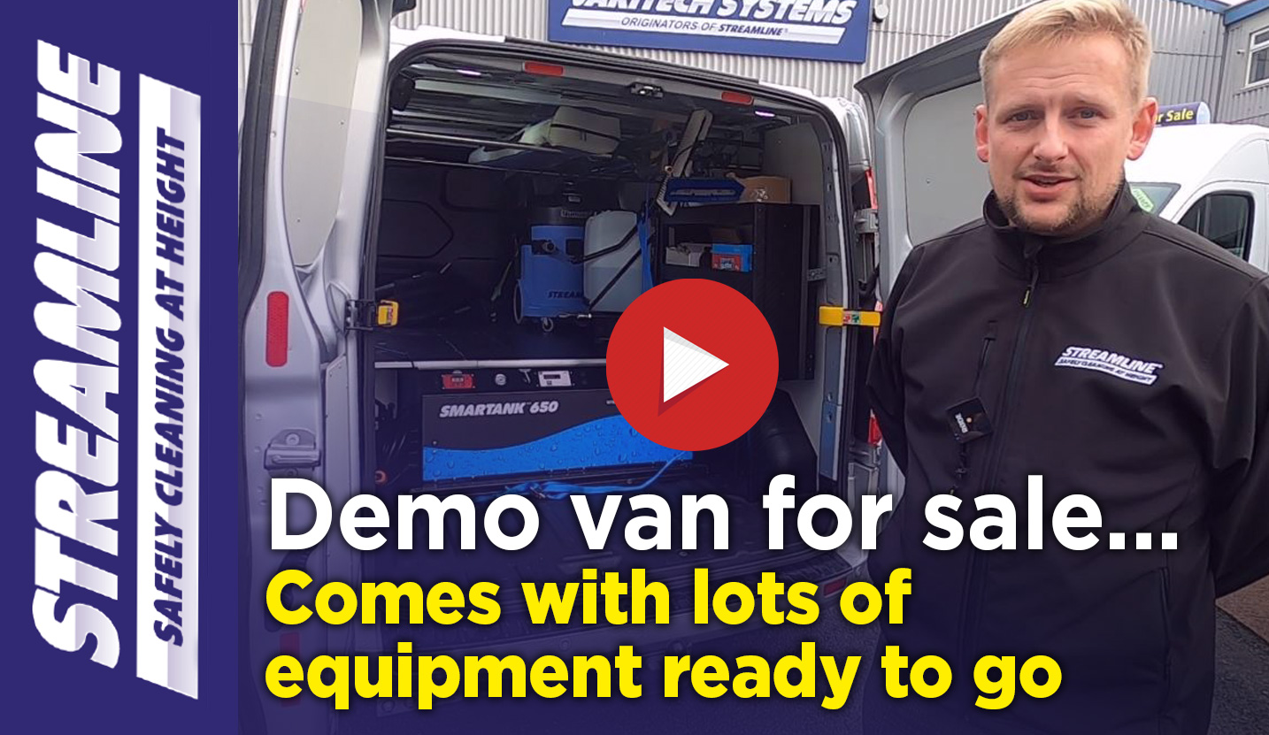 Window cleaning van for sale fully equipped Streamline Systems