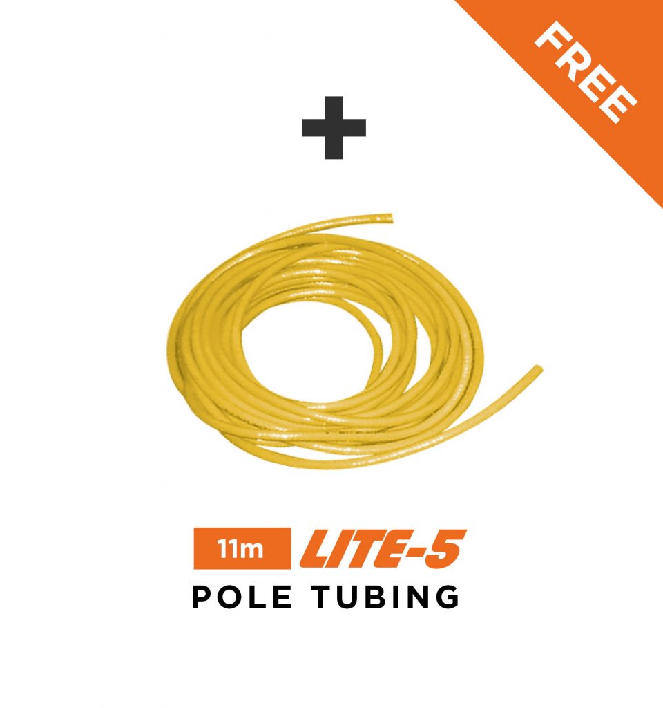 ULTRALITE™ 5 Section Pole total length 8440mm includes Lite-5 Tubing