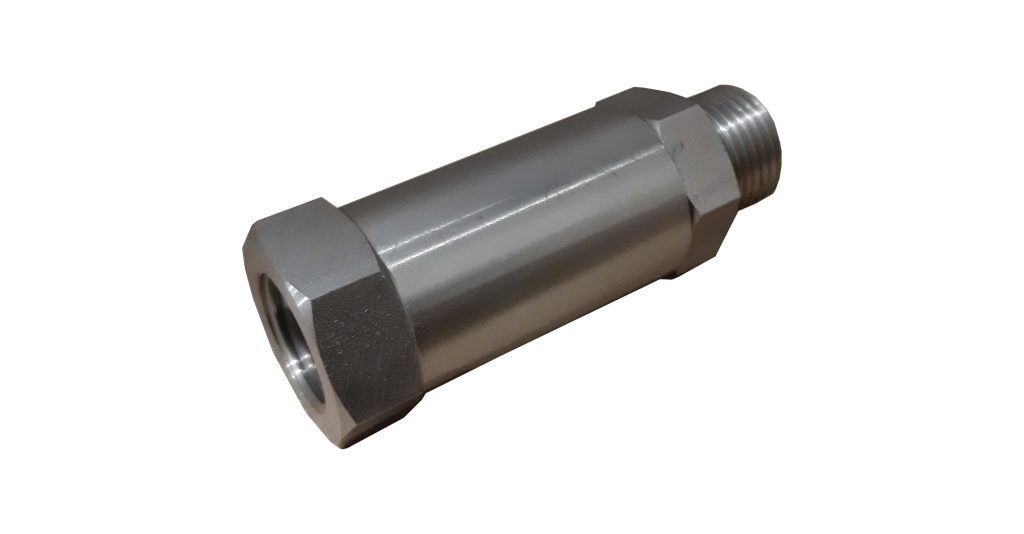 Inline Filter ½  inch F – ½  inch M, stainless steel