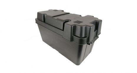 Battery Box, for LB110AH battery, with internal compartment - black
