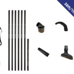 Internal High Level Dusting Vacuum Hose Kit – Carbon Fibre – 38ft/11.5mtr Reach