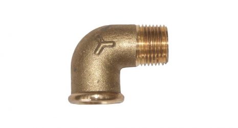 Stainless 1/2 inch M x 1/2 inch F Elbow