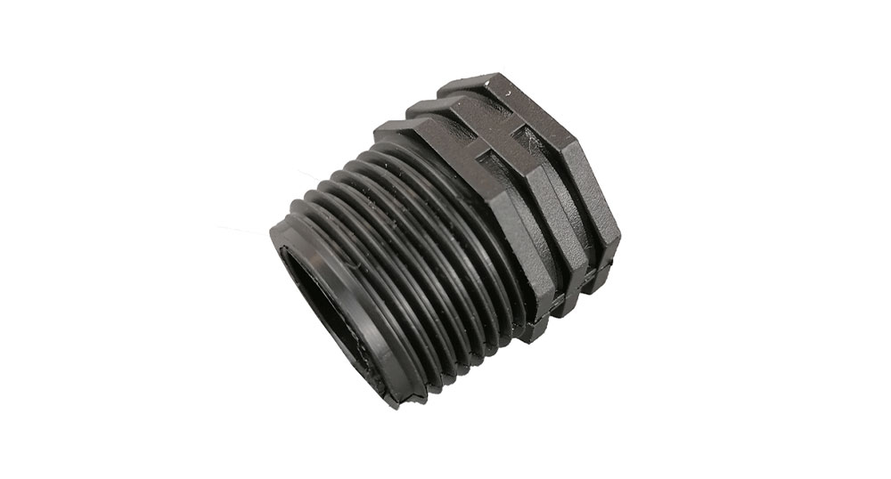 Nylon Reducer 1 inch M – 1/2 inch F Black