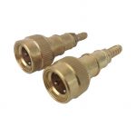 Brass Quick Connector to 8mm Brass Hosetail