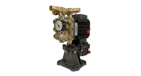 Comet High Pressure Pump with Gearbox, 276 Bar, 16.5 ltr/min, 1 inch shaft, 12.2 HP, 1400 RPM, with unloader