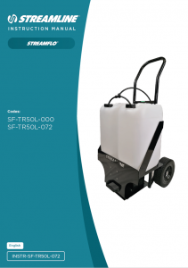 STREAMFLO 50™ Portable Trolley System Instructions