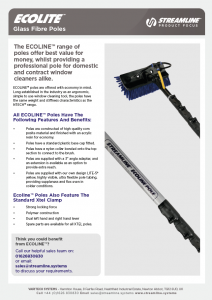 Ecoline™ Glass Fibre Telescopic Pole Specification Sheet