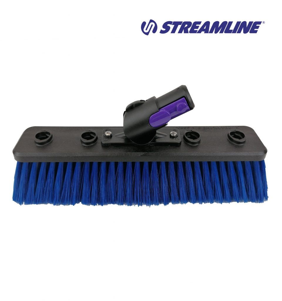 10 inch (260mm) STREAMLINE® Brush – Medium Dual Bristle, with V2 Ova8 Swivel socket
