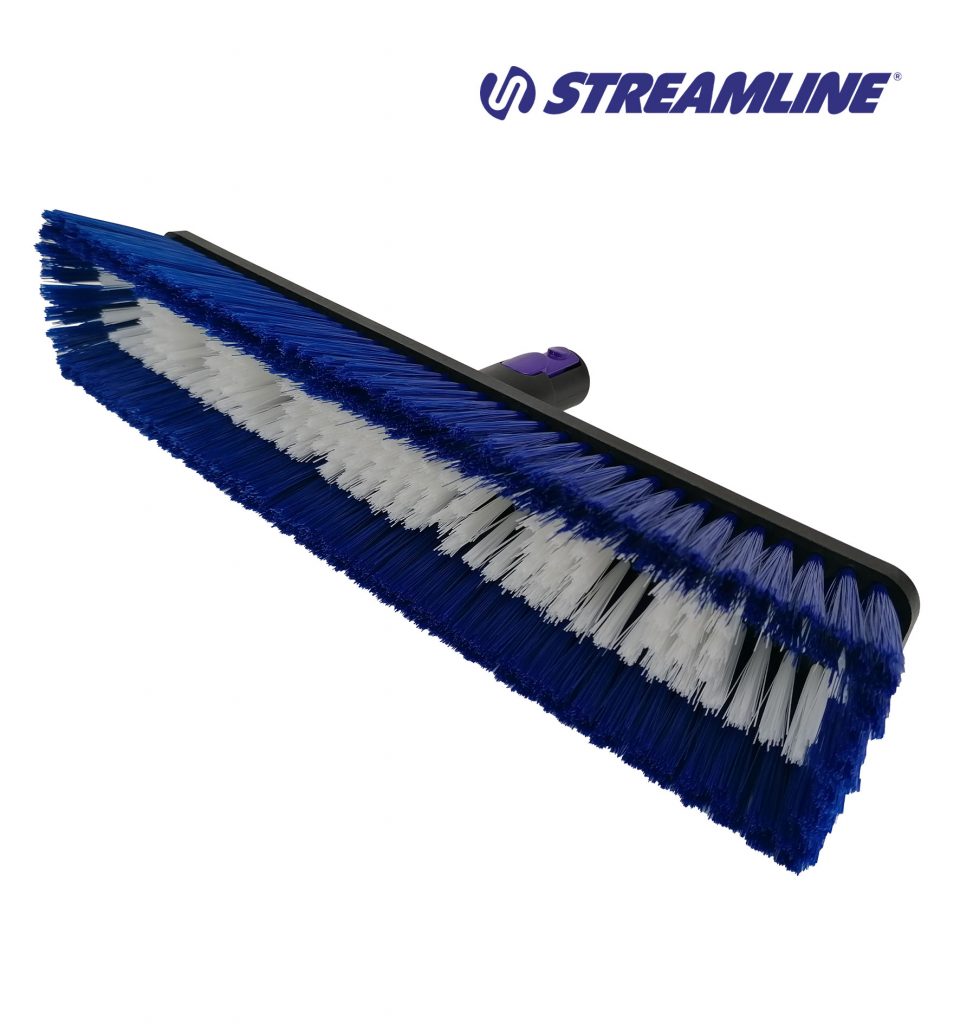 14 inch (360mm) Streamline® Brush – Medium Dual Bristle, with V2 Ova8 Swivel socket