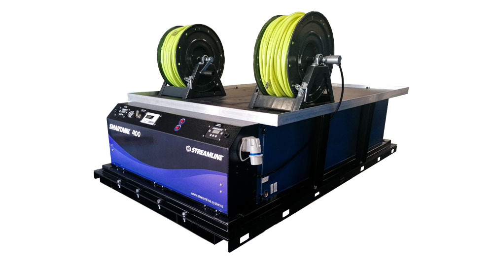 Smartank® 400Ltr Skid system complete with pumped RODI filtration