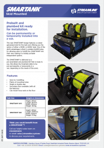 Skid Mounted Smartank® Information Flyer