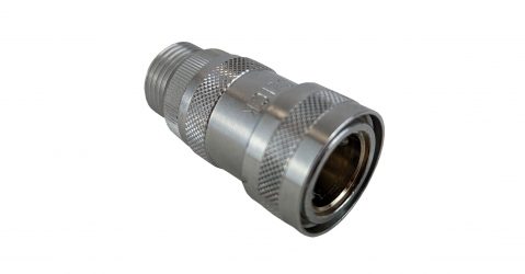 Stainless Female Stop Coupler with ½ inch male thread