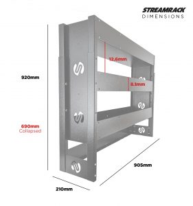 Streamline vehicle with High Reach Pressure Window Cleaning Equipment