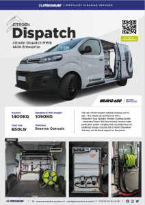 Citroën Dispatch - Bravo 650 - Specialist Window Cleaning Package