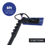 OV14-24-E OVA8 telescopic pole with 14ft reach