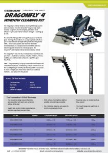 Dragonfly® Cleaning Kit Specification Sheet
