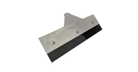 Nylon Scraper, Flat Blade with Stainless Support