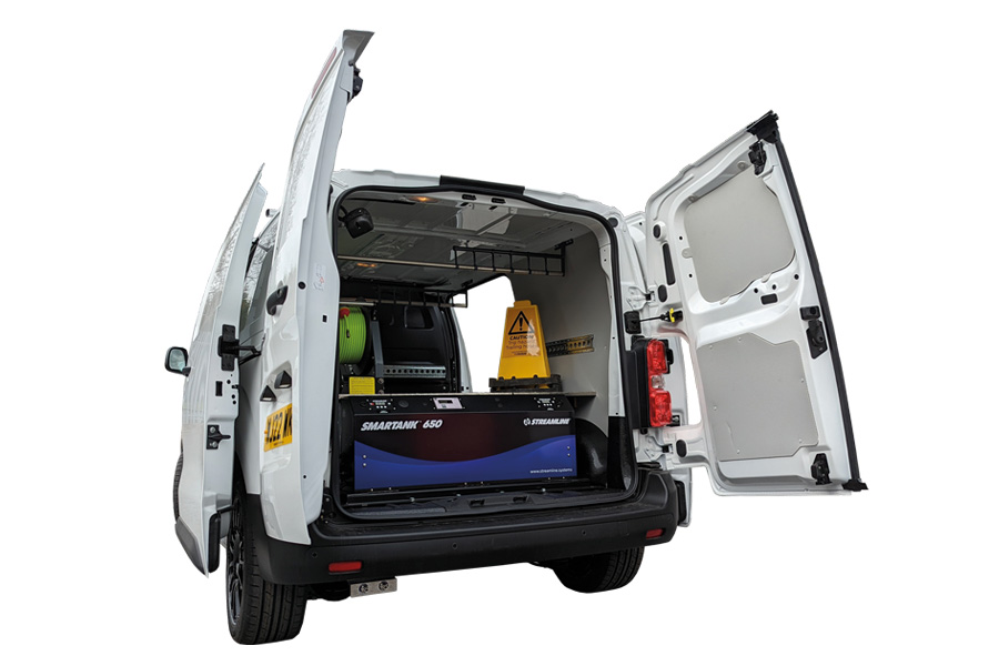 professional cleaning van installation