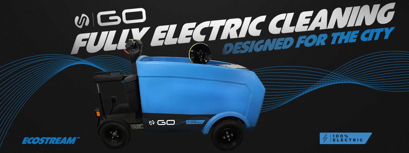 streamline go electric cleaning vehicle