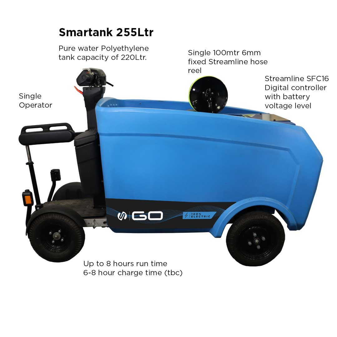 streamline® go electric cleaning vehicle specifications
