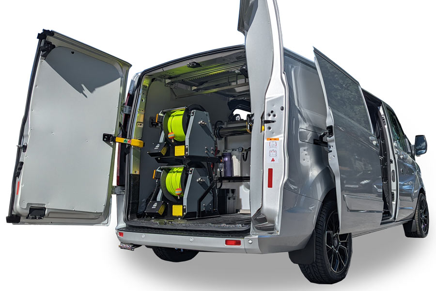 ford transit window cleaning vans
