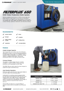 Filterplus™ 650 Specification Sheet